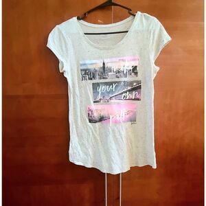 Justice girls "make your own path" T-shirt